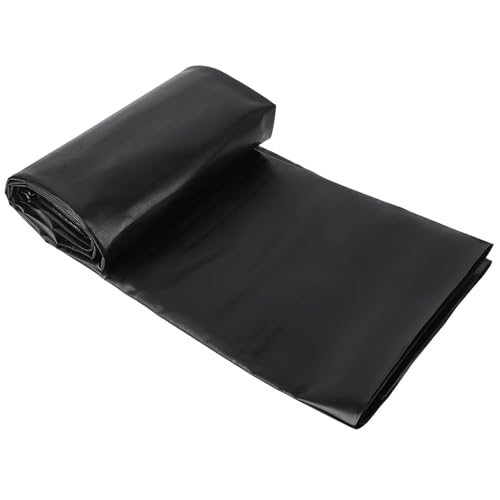 Revestimiento impermeable negro para estanques de 5 x 8 m almohadilla flexible para uso al aire libre estanques piscinas de jardín fuentes cascadas y plantas Durable 0,12 mm piel de estanque 16,4 x