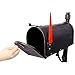 MotiveTech Mailbox/Combination Kit, Post with Mailbox, Fluted Base, Decorative with Post, Heavy
