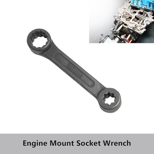 Image of DPTOOL 6PC Rear Camber Adjusting Wrench Engine Motor Mount Socket for Benz | Offset Fixing Screws with 16mm 17mm 19mm 1 /2 inch 3 /8 inch Drive W221 W220 W219 W211 W210 W204 W203 W202 W201 W170 W140 W126 Engine
