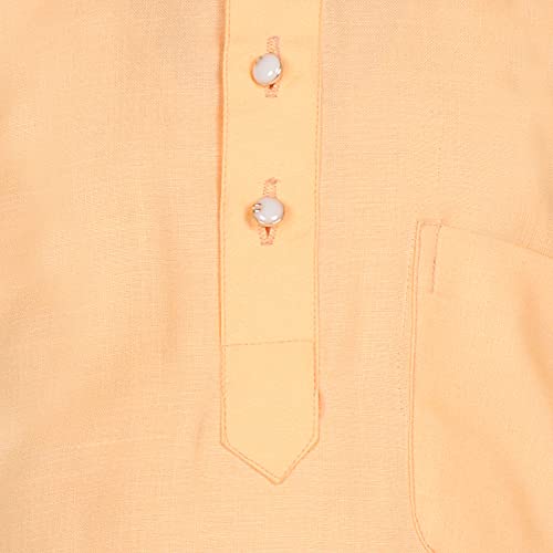 Image of SG YUVRAJ Raw Silk Kurta Set for Boys