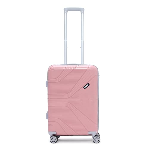 Image of Wesley Golfer Style Cabin 57 cm Small 8 Wheel Hard Case Trolley Bag Suitcase,(57cm, Pink)