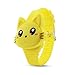 Reloj para niños, Reloj para niñas Digital Lindo Forma de Gato Rosa LED Moda Silicona Banda diseño de Concha Reloj de Pulsera niñas niños Regalos