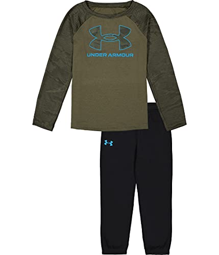 Under Armour Baby Boy's Halftone Reaper Set (Toddler) Marine Od Green 4T Toddler