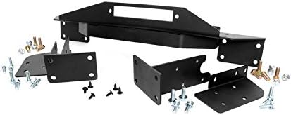 Rough Country Winch Mounting Plate for 1993-1998 Jeep Grand Cherokee ZJ - 1049, Black