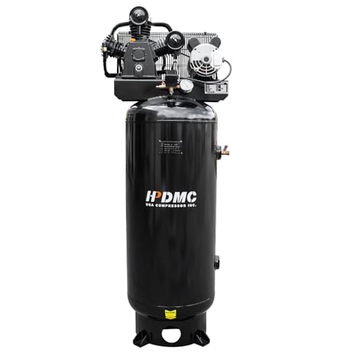 HPDMC 5.5HP 60-Gallon Two-Stage Air Compressor 220V