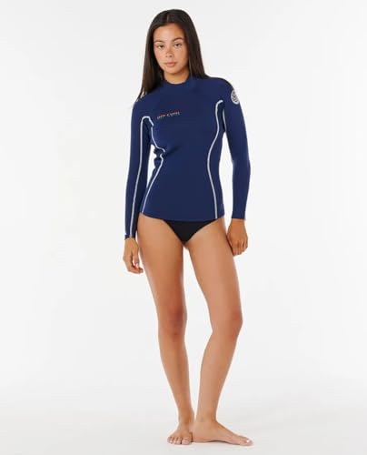 Chaqueta de traje de neopreno Rip Curl Steph Gilmore Dawn Patrol manga larga 1.5mm azul marino miniatura 4