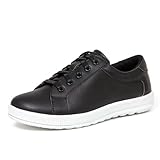 Deer Stags Boys' Kane Dress Fashion Sneaker in Black/White / 4 Big Kid
