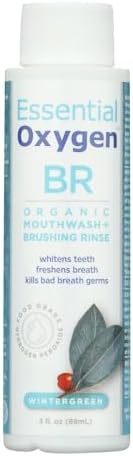 Organic Mouthwash (Brushing Rinse) Wintergreen Essential Oxygen 3 oz Liquid image 3