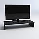 Henor Monitorständer TV-Bildschirmerhöhung in FSC® Holz 82 x 26.5 x 12 cm. Unterstützt 50 kg Graphit