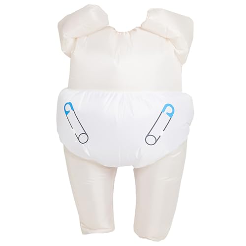Costume de scène gonflable beige en polyester imperméable avec accessoires
