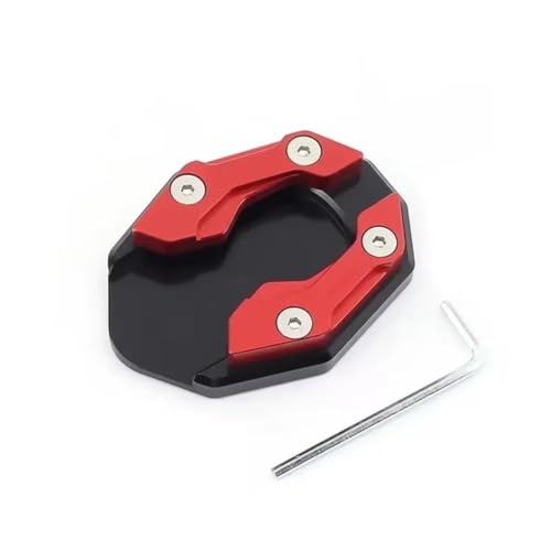 �ɓK������ YZF R15 V3 R125 R125M �ɓK������ MT125 2017-2022 CNC���[�^�[�T�C�N���L�b�N�X�^���h�t�b�g�g���T�C�h�G�N�X�e���V�����p�b�h�X�^���h�T�|�[�g�v���[�g YUVWYACEG(Red)