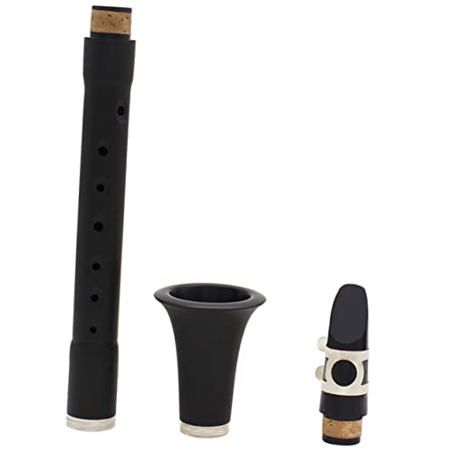 Toddmomy Mini Clarinet Beginner Clarinet Silver Keys Pocket Sax Wind Instrument