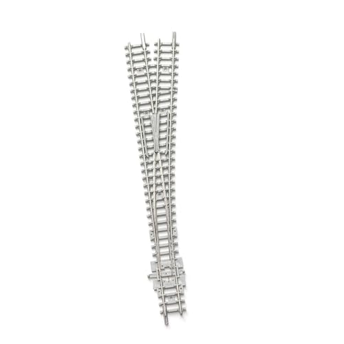 Aiguillage N Rail de Train Modèle à Droite en Maillechort avec Bande de Cuivre