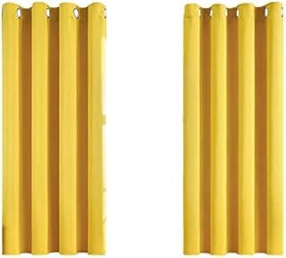 MRTREES Blackout Curtains Bedroom 54 Drop 2 Panels Light Grey Eyelet Thermal Curtain for Living Room Soft Texture Window Treatments for Kids 46x54 Inch 117x137 CM
