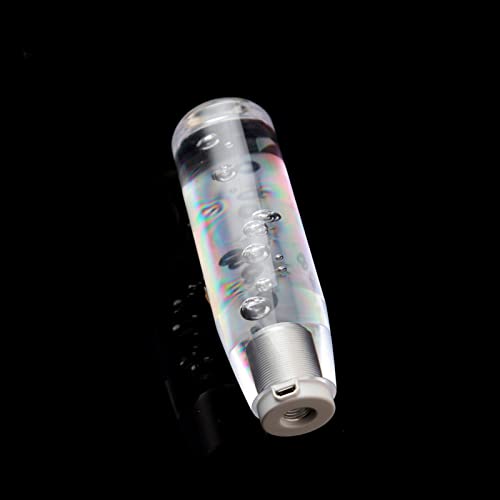 Geevorks Led Shift Knob, 15Cm Led Light Rgb Shift Knob Stick Crystal Transparent Bubble Gear Shifter - Universal Shifter Knobs Automotive Interior Accessories #TOP7