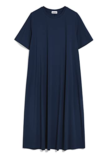 ARMEDANGELS SUSAAN - Damen Jerseykleid aus Bio-Baumwolle Mix M Night Sky...