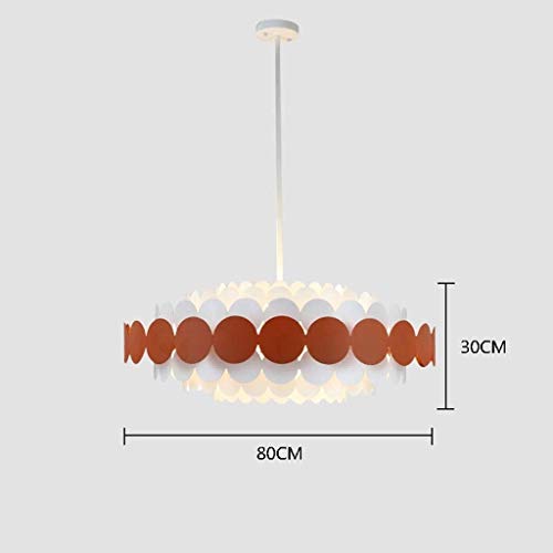 Preisvergleich Produktbild Kronleuchter pendelleuchte Nordic PersonalityBeautiful Wohnzimmer LampWarm und romantische Prinzessin RoomAmerican Restaurant, Café Lighting A ++ A ++ (Farbe: Schwarz) (Color : Orange)