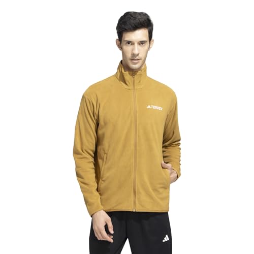Image of adidas Men Polar Fleece Jacket |Mt Ess Fz Fl|