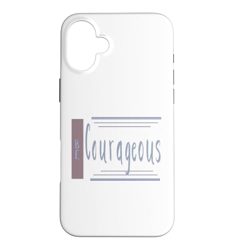 Be Courageous �n���h���^�[ �����I�Ȉ��p �X�}�z�P�[�X iPhone 16 Plus �p