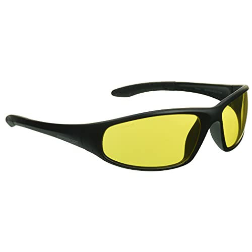 proSPORTsunglasses ANSI Z87 Night Vision Safety Glasses for Cycling, Motorcycle Riding, Night Driving, Running, Shooting and Hunting.