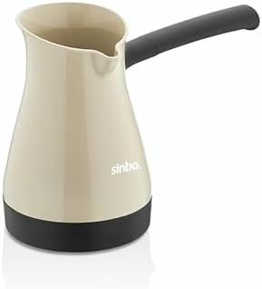 Sinbo SCM-2951 Türk Kahve Makinesi 1000W Elektrikli Cezve – 5 Fincan Kapasite, 400 ml Su Haznesi, Paslanmaz Çelik Taban, Krem Renk - Görsel 1