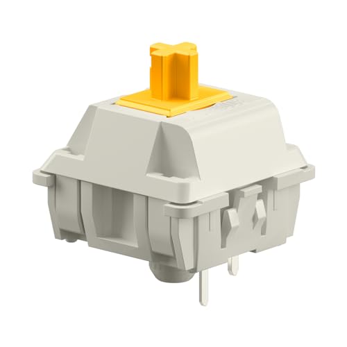 Glorious Gaming - Panda Switches (36 PCS) Lubed Tactile Switches for Gaming and Typing for MX Hotswappable Mechanical Keyboards 3-Pin Plate Mounted