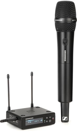 Image of Sennheiser EW‑DP 835 Set (Q1‑6) Wireless Microphone System | Handheld Dynamic Cardioid Mic with Smart Notifications | True Diversity Receiver | Ideal for Live Performances, Interviews, and Filmmaking