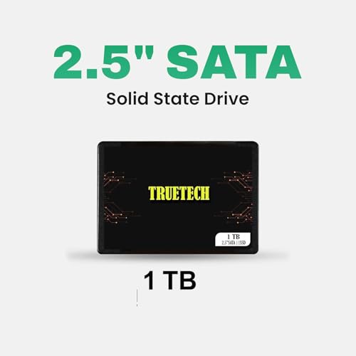 Image of 1TB 2.5-Inch SATA III Internal SSD - 550MB /s Read & 500MB /s Write, 3D NAND, 5-Year Warranty, Laptop & Desktop Solid State Drive (TRUETECH25 /1TB)