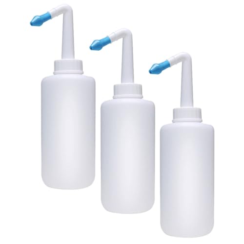 SOPOTUTU 3piezas Lavado Nasal Botella Para Irrigación Nasal Limpieza De Fositas Nasales Para Respiración Doméstico