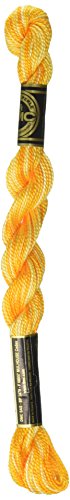 Hilo de Algodón Perla DMC 115 Variegado Amarillo Talla 5 miniatura 1