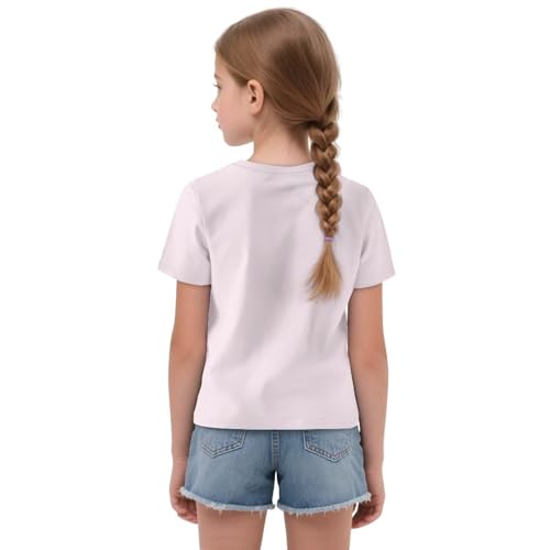 Short Sleeve Tops for Girls 5-12 Back to School Home Casual Sweatshirt Lace Up T-Shirt2
