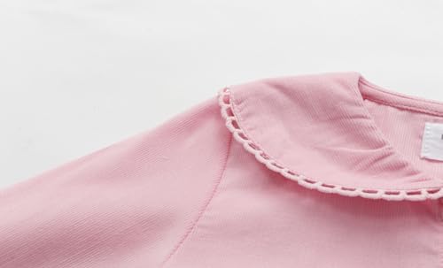 Image of Mud Kingdom Little Girls Corduroy Shirt Button Down Long Sleeve Lace Collar