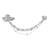 Stern und Wassertropfen zwei Design zur Verfügung, Dekor mit Strass, Kette verbunden, einfach und elegant