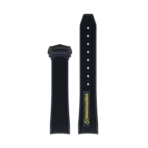 Bracelet montre cuir crocodile GUMMMY noir jaune, l'histoire d'une passion horlogère
