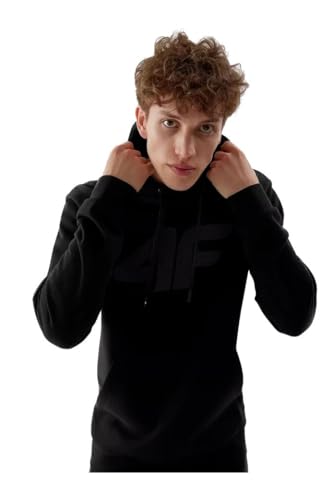 Sweatshirt 4F M694 Deep Black pour homme en taille L