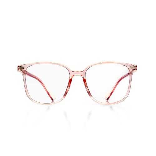 Image of HASHTAG EYEWEAR Blue Light Blocking Glasses | Zero Power Blue Cut & AntiGlare Computer Glasses | Stylish Full Rim Multi Frame for Eye Protection | For Computer, Gaming & Digital Devices | Men & Women