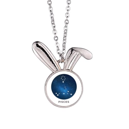 Collier constellation Poissons et Lapin, l'idée cadeau d'anniversaire idéale