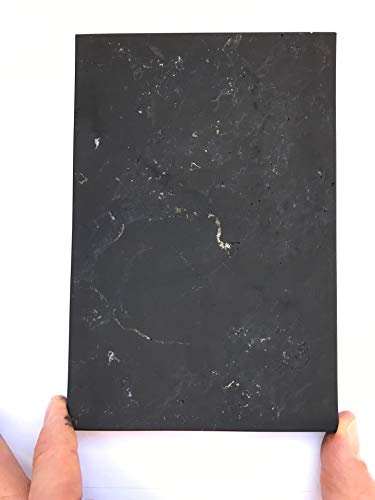 Healing unpolished shungite Tile 150x100x10 mm shungite Plate Healing Protection