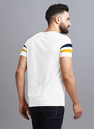 Image of AUSK T-Shirt for Mens Double Stripes on Chest