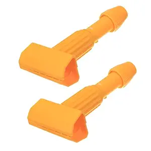 KLHB-YF Commercial Mop Clamps-Quick Change Head Mop Handle -Heavy Duty Mop Head Replacement Holder Change Mop Handle -Commercial Gripper Mop Wet Mop Handle(KL-ZJ-Yellow)