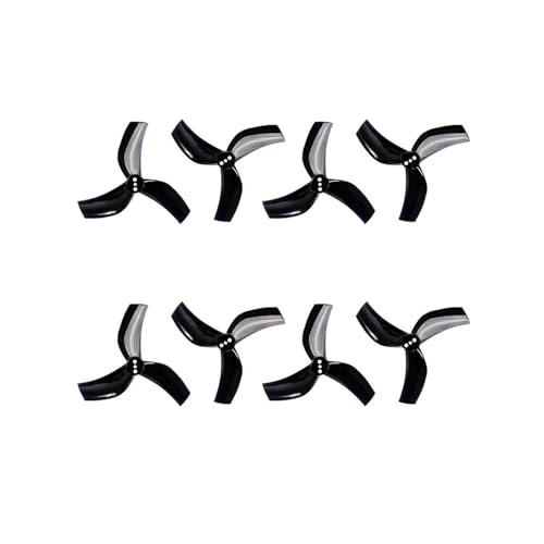 Hélices D63 anti-vibration en polycarbonate pour réparer la propulsion de drone FPV
