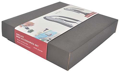Wijnopener, GWCLEO Luxe compacte kurkentrekker met ingebouwde foliesnijder, Wijnaccessoires Set worden geleverd met… - Afbeelding 8