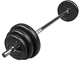 ⭐⭐⭐⭐⭐PASSEND FÜR ALLE: Intensives Training leicht gemacht mit dem 20 kg Langhantelset von ScSPORTS - perfekt für Anfänger und Profis
