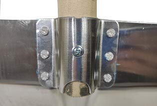 Foto von Aluschaufel mit Holzstiel Schneeschaufel Schippe Getriedeschaufel Fütterschaufel Aluminium Schaufel für Winter Stark Kunststoffgriff Robust Für Gartenarbeit