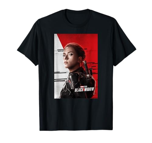 Marvel Black Widow Natasha Romanoff Teaser Movie Poster T-Shirt