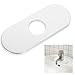 Tool Part for Seamless Silver Deck Plate for Bathroom Sink Faucet Hole Cover Elegant Design