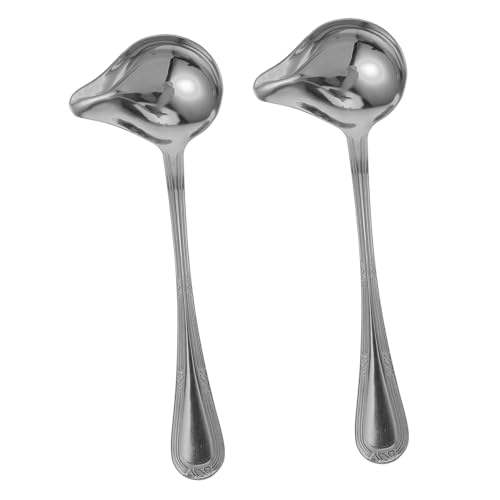 OFFSCH 2Pcs Innovative Duckbill Design for Healthy Cooking for Hot Pot and Serving Soups Easy to Clean Utensils