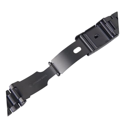 Correa de reloj de 20mm Mipcase de acero inoxidable con extremo curvo y 4 pasadores 7