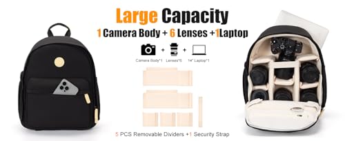 Mochila para cámara DSLR/SLR con compartimiento para laptop miniatura 2