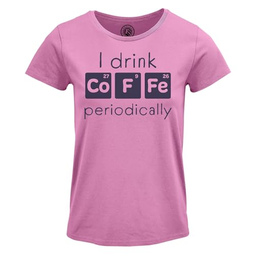 T-shirt science femme confortable qui résiste aux lavages pour look geek chic